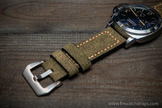 Watch strap, watch band, leather watch strap, leather watch band, finwatchstraps