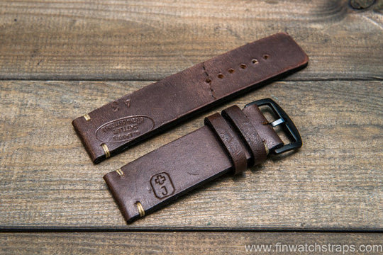 Watch strap, watch band, leather watch strap, leather watch band, finwatchstraps