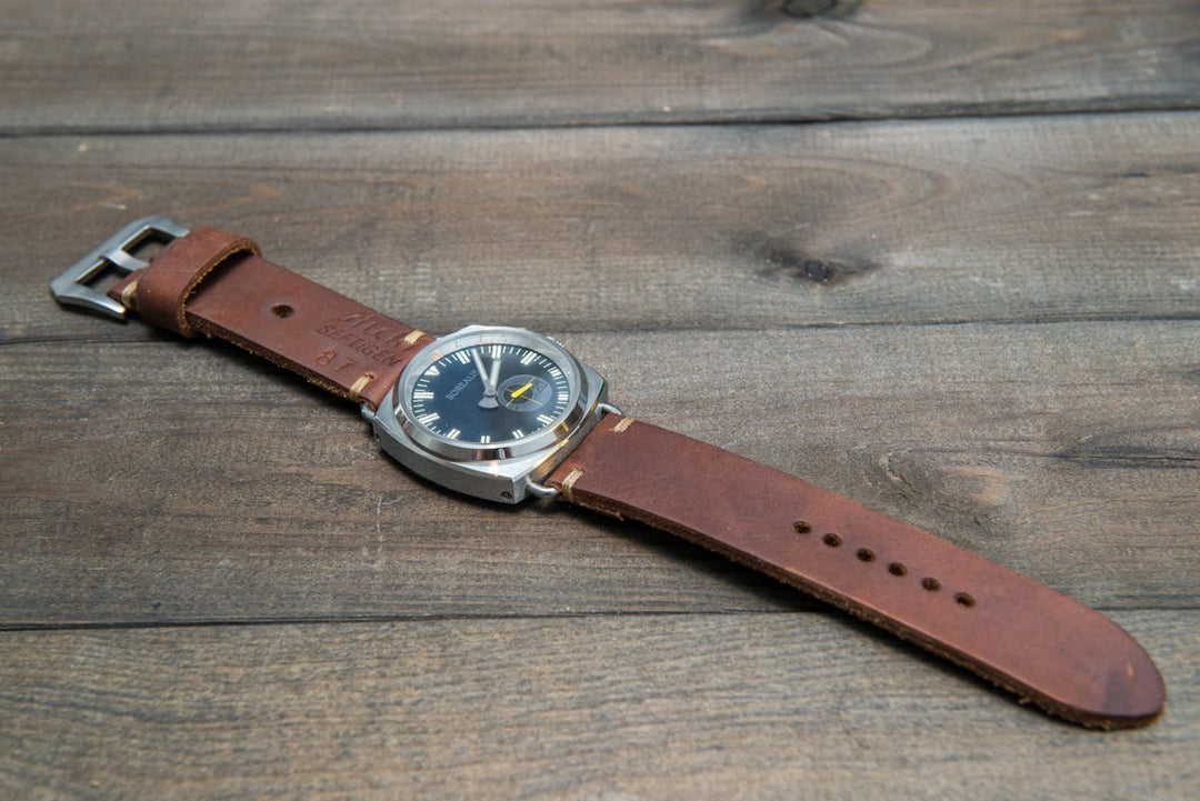 Watch strap, watch band, leather watch strap, leather watch band, finwatchstraps