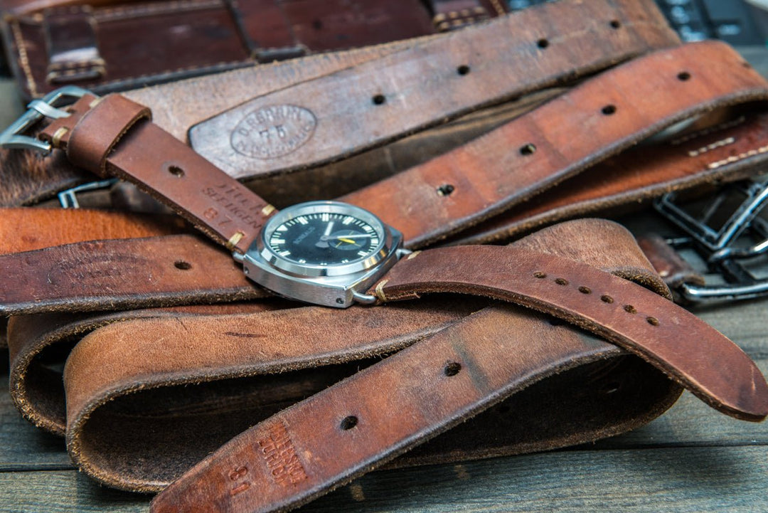 Watch strap, watch band, leather watch strap, leather watch band, finwatchstraps