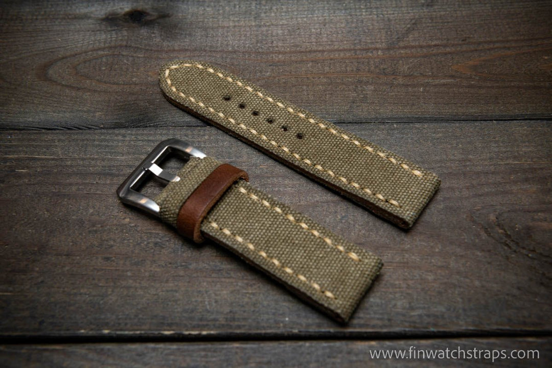 Watch strap, watch band, leather watch strap, leather watch band, finwatchstraps