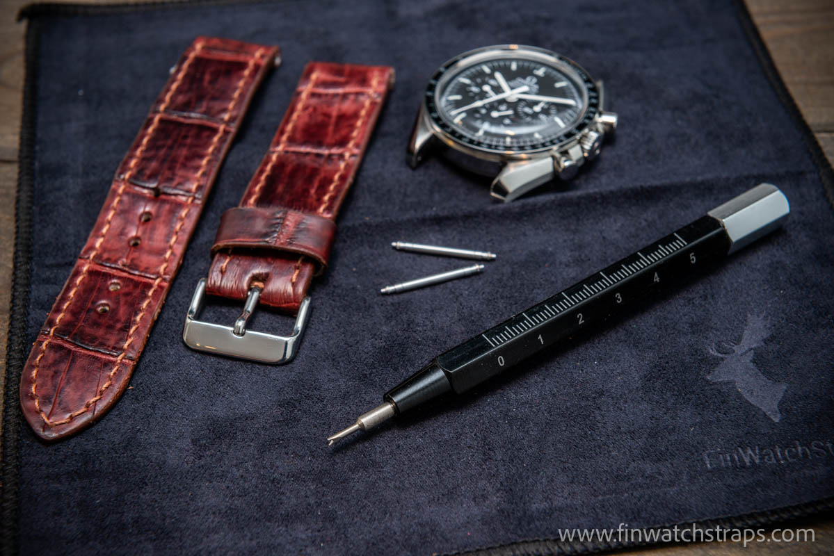Watch strap, watch band, leather watch strap, leather watch band, finwatchstraps