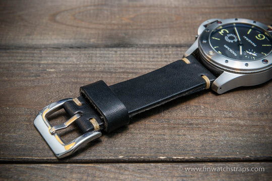 Watch strap, watch band, leather watch strap, leather watch band, finwatchstraps