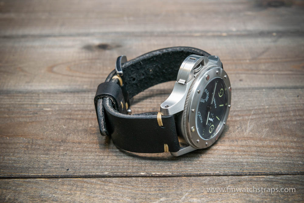 Watch strap, watch band, leather watch strap, leather watch band, finwatchstraps