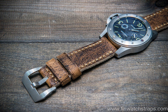 Watch strap, watch band, leather watch strap, leather watch band, finwatchstraps