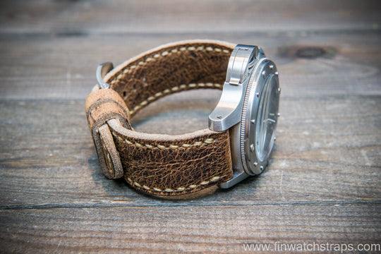 Watch strap, watch band, leather watch strap, leather watch band, finwatchstraps