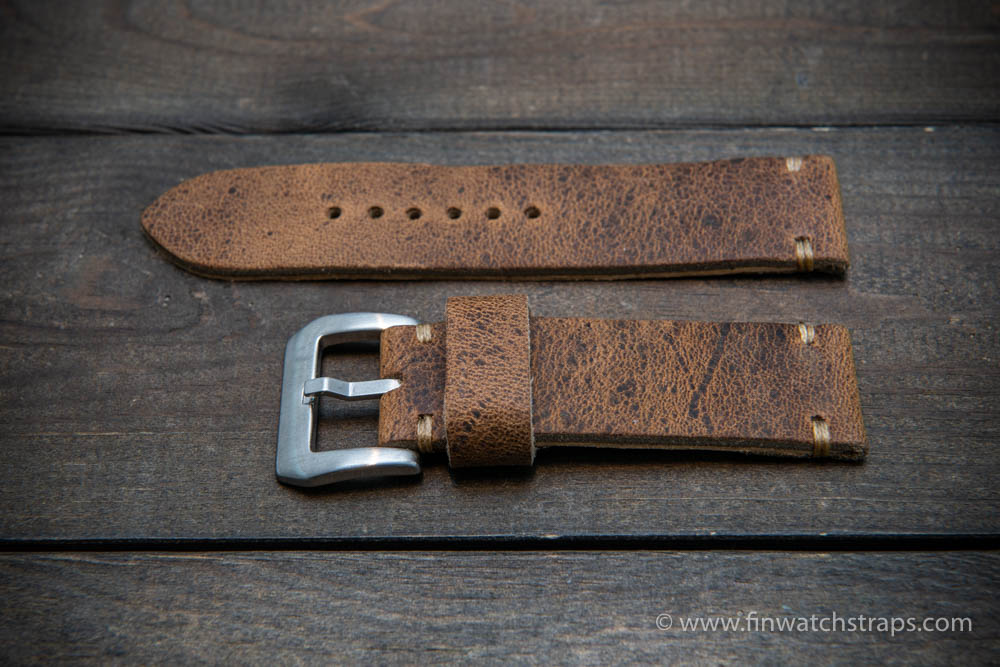 Watch strap, watch band, leather watch strap, leather watch band, finwatchstraps