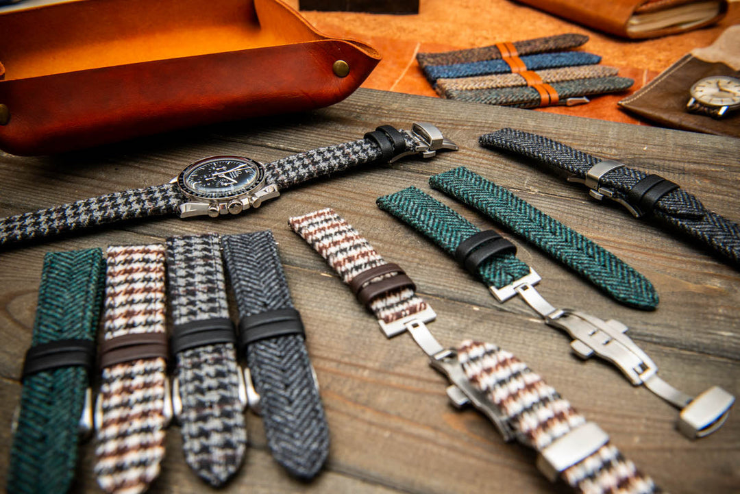 Pourquoi Harris Tweed est le matériau idéal pour un bracelet de montre haut de gamme ?