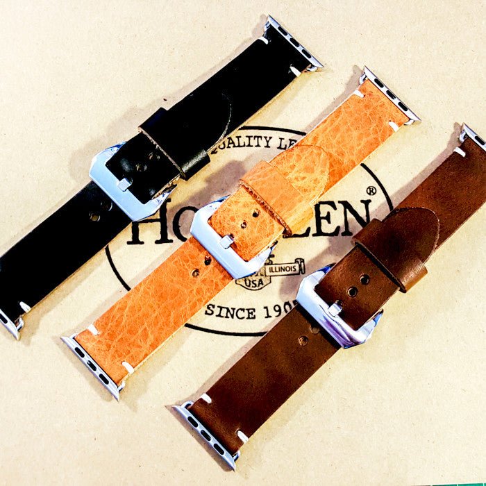 Handmade leather watch strap - finwatchstraps