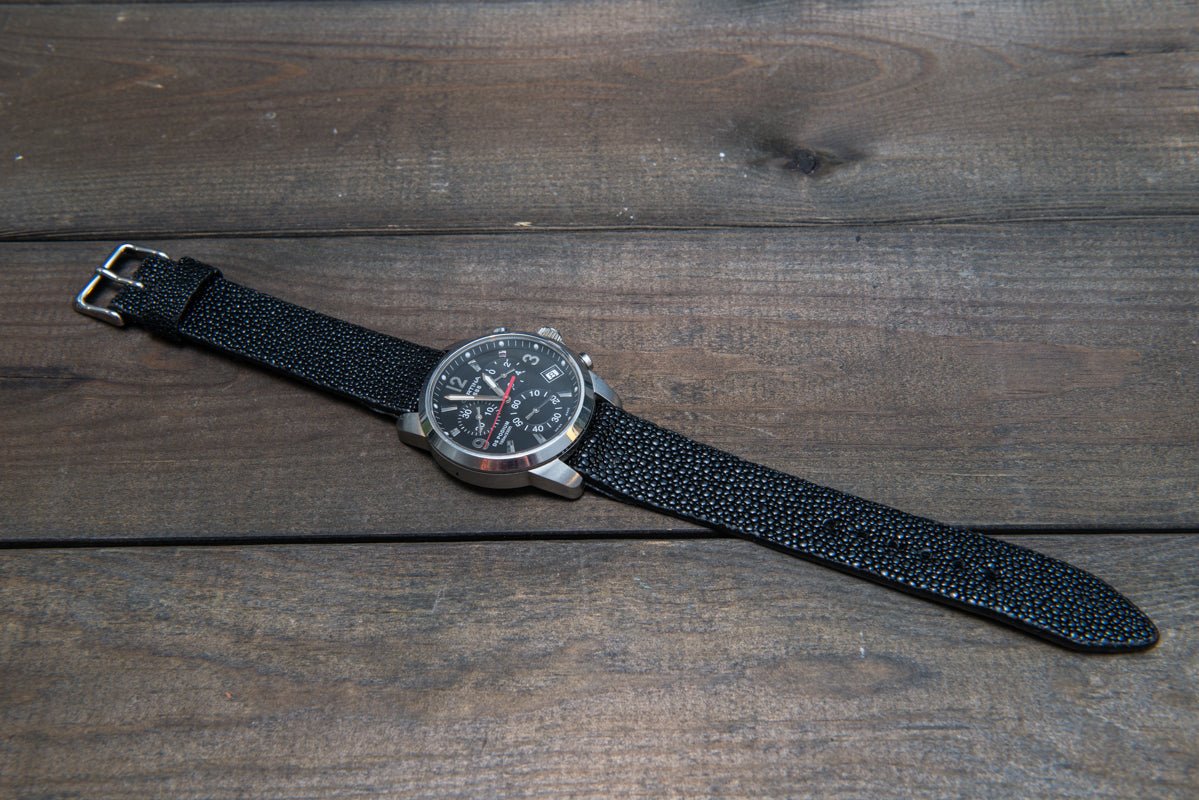 Magnetic stingray leather for everlasting watch straps - finwatchstraps