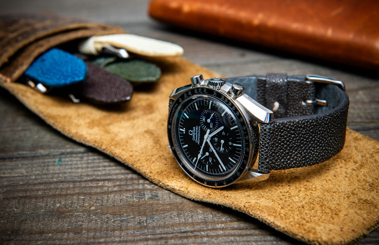 Stingray leather watch straps.