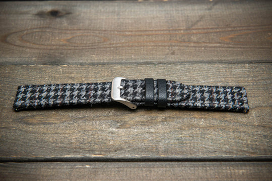 Ashen Plaid HARRIS TWEED® Watch Strap – Classic Style