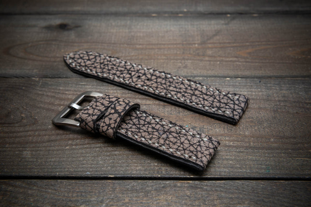 Stone Ridge Bison Leather Watch Strap