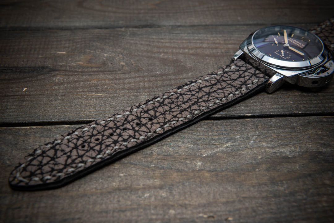 Stone Ridge Bison Leather Watch Strap