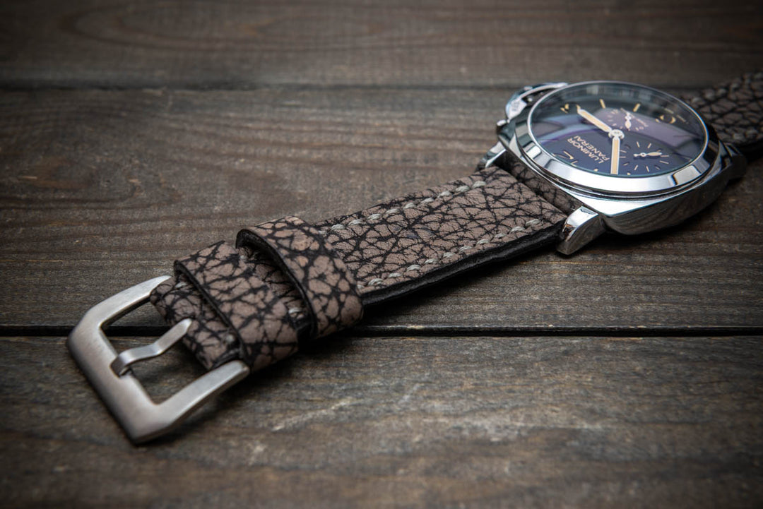 Stone Ridge Bison Leather Watch Strap