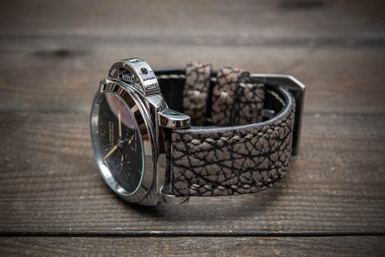 Stone Ridge Bison Leather Watch Strap