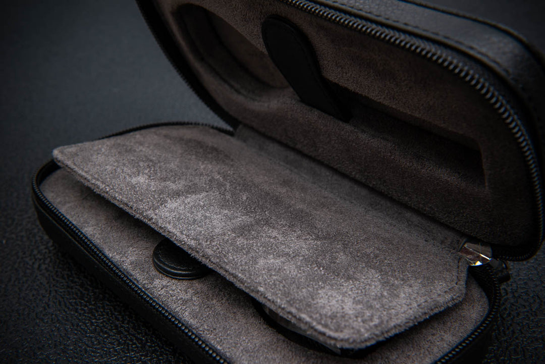 Milano Duo Travel Watch Case – Obsidian Black