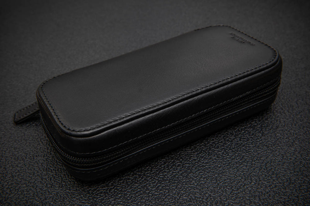 Milano Duo Travel Watch Case – Nero Emerald