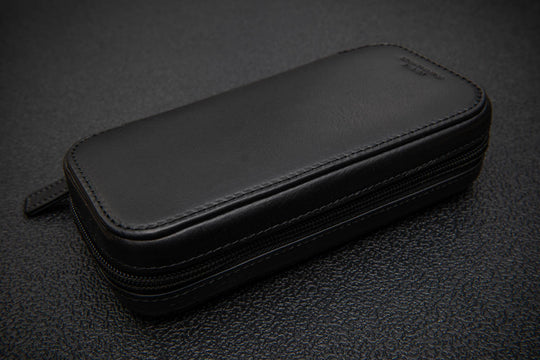 Milano Duo Travel Watch Case – Nero Emerald