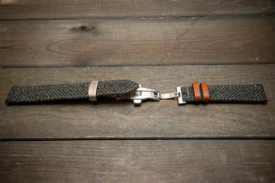 Tweed watch strap, Watch band made of HARRIS TWEED®