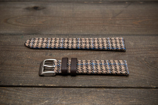 Hebridean Sand Check – HARRIS TWEED® Watch Strap