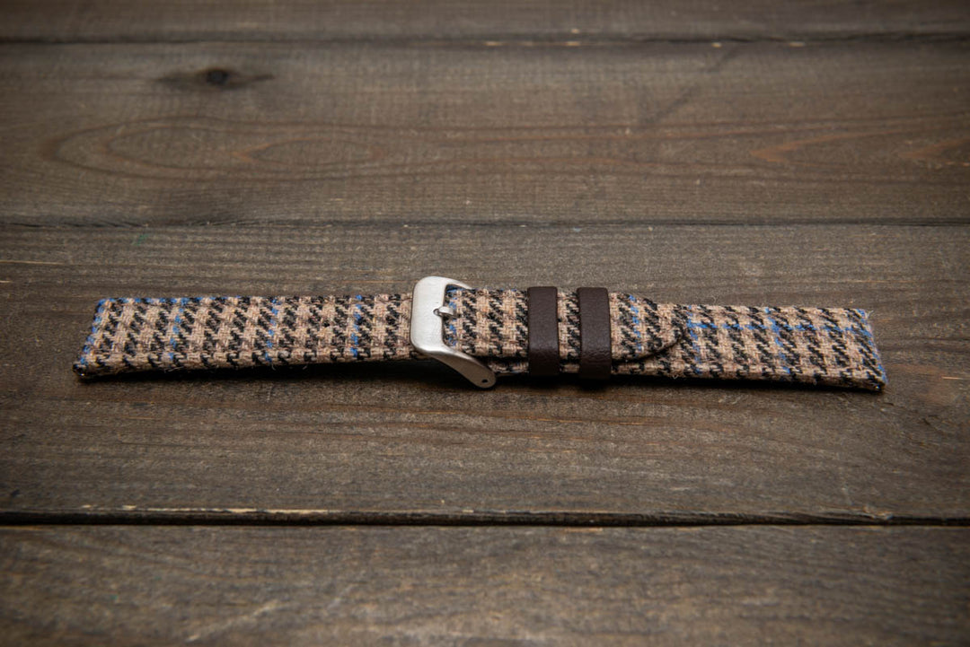 Hebridean Sand Check – HARRIS TWEED® Watch Strap