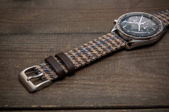 Hebridean Sand Check – HARRIS TWEED® Watch Strap