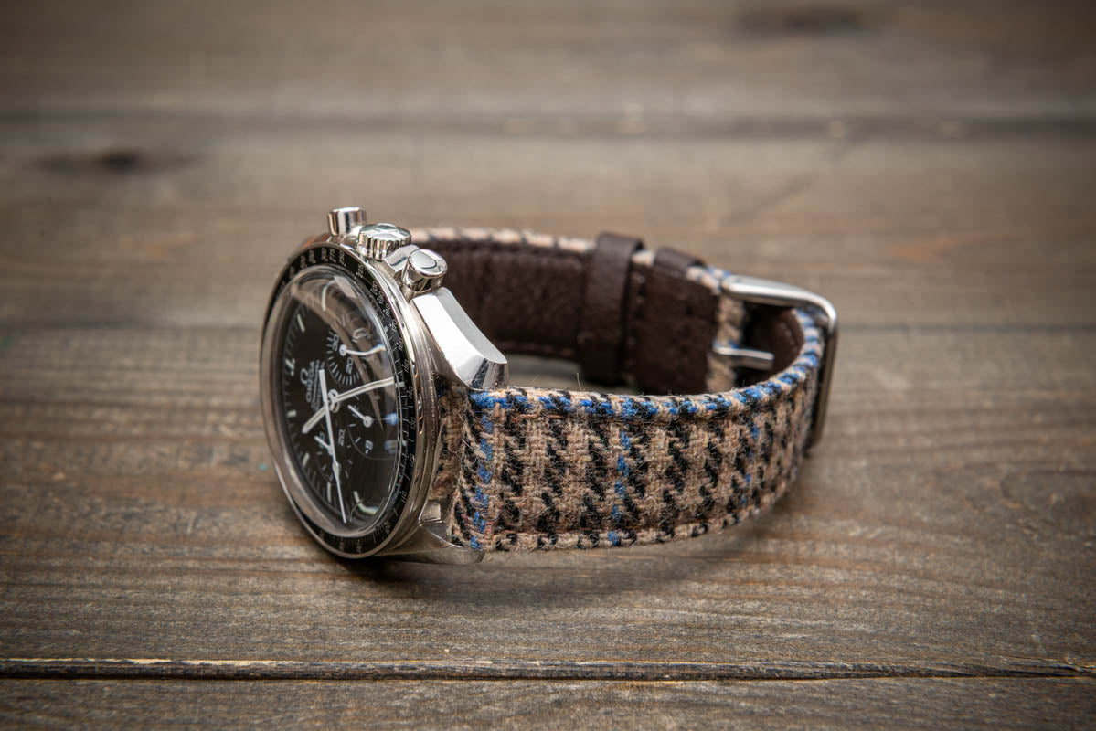 Hebridean Sand Check – HARRIS TWEED® Watch Strap