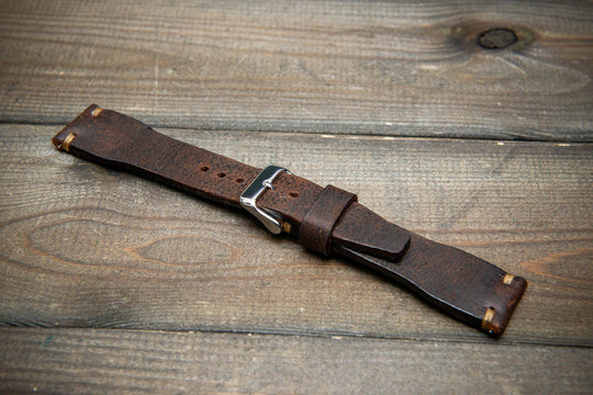 Pilot Brown Finwatchstraps African Kudu Leather Watch Strap – Rugged, Unique &amp; Timeless