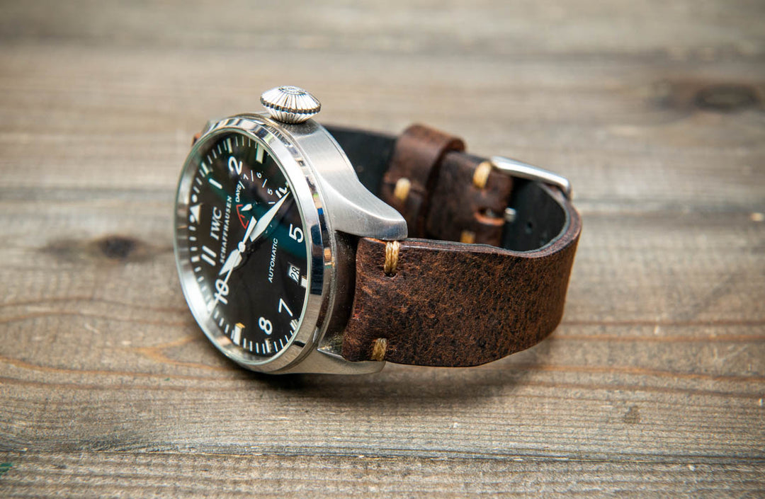 Watch strap, watch band, leather watch strap, leather watch band, finwatchstraps