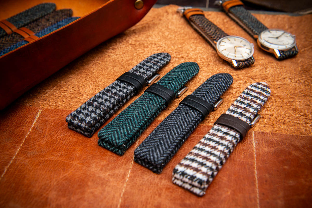 Autumn Stag HARRIS TWEED® Watch Strap – Inspired by Scotland, Crafted in Finland