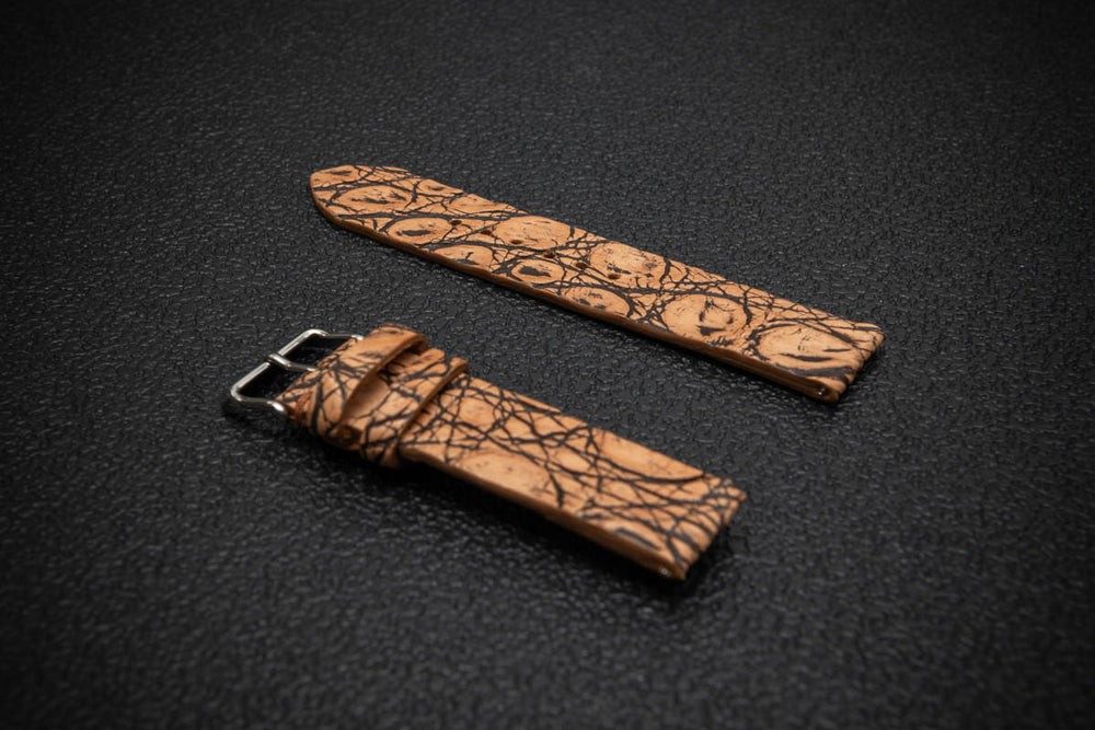 Savanna Trace Alligator Leather Watch Strap – Handmade in Finland, Limited Edition