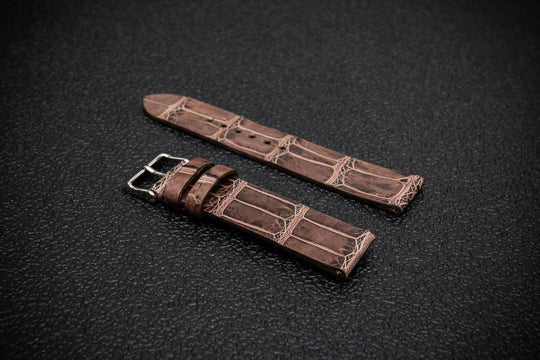 Vintage Chestnut Alligator Watch Strap – Limited Edition
