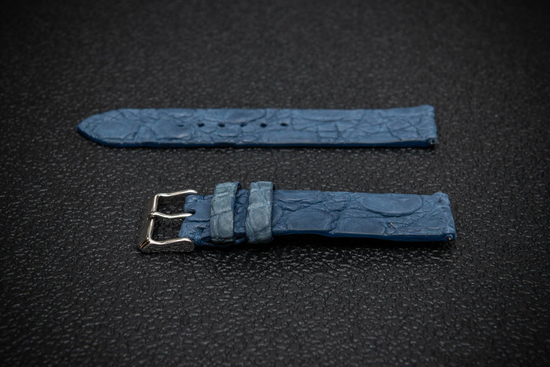 Atlantic Breeze Alligator Watch Strap – Handmade in Finland, Limited Edition