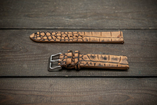 Desert Dune – Handmade Alligator Leather Watch Strap
