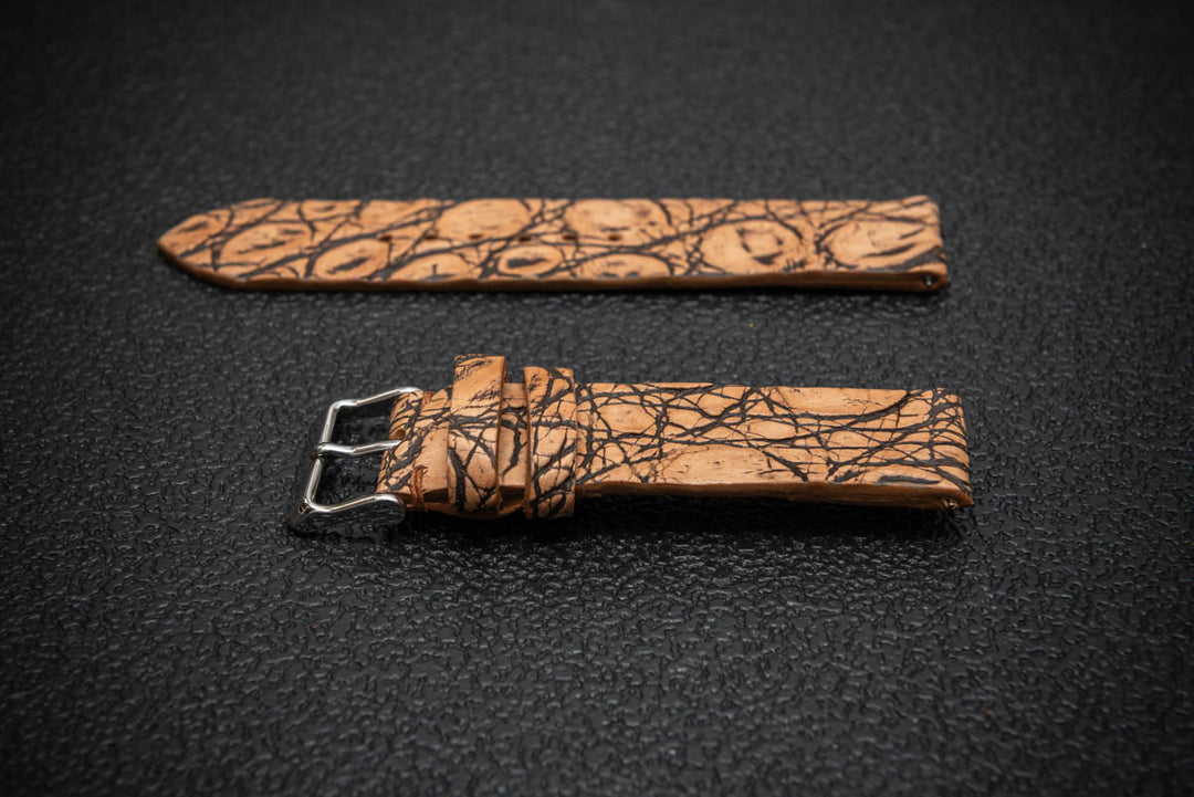 Savanna Trace Alligator Leather Watch Strap – Handmade in Finland, Limited Edition