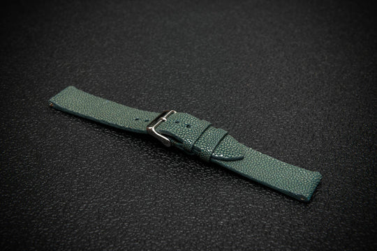 Forest Stingray Leather Watch Strap – Handmade in Finland, Limited Edition