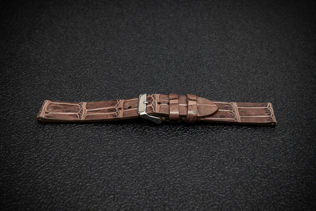 Vintage Chestnut Alligator Watch Strap – Limited Edition
