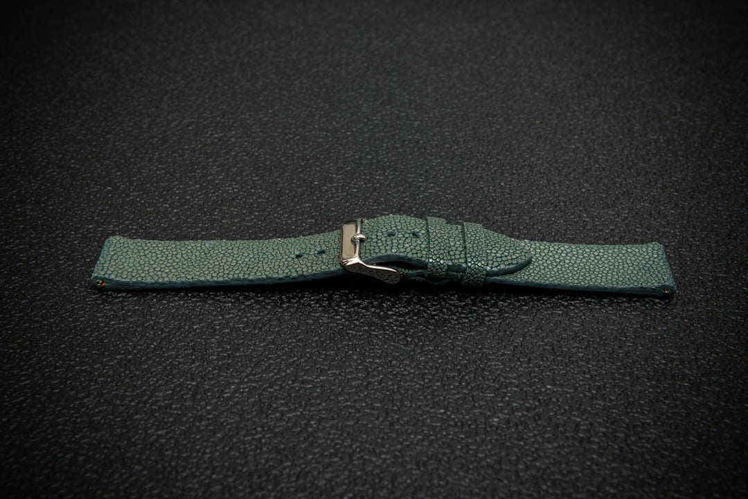 Forest Stingray Leather Watch Strap – Handmade in Finland, Limited Edition