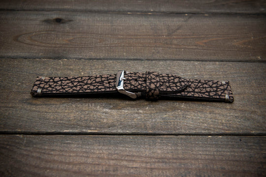 Stone Ridge Bison Leather Watch Strap