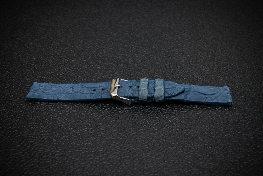 Atlantic Breeze Alligator Watch Strap – Handmade in Finland, Limited Edition