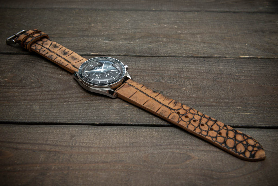 Desert Dune – Handmade Alligator Leather Watch Strap
