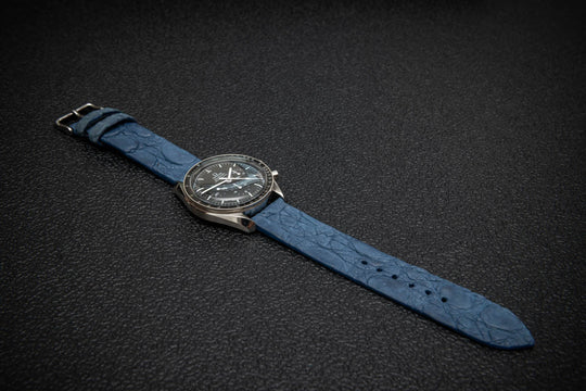 Atlantic Breeze Alligator Watch Strap – Handmade in Finland, Limited Edition