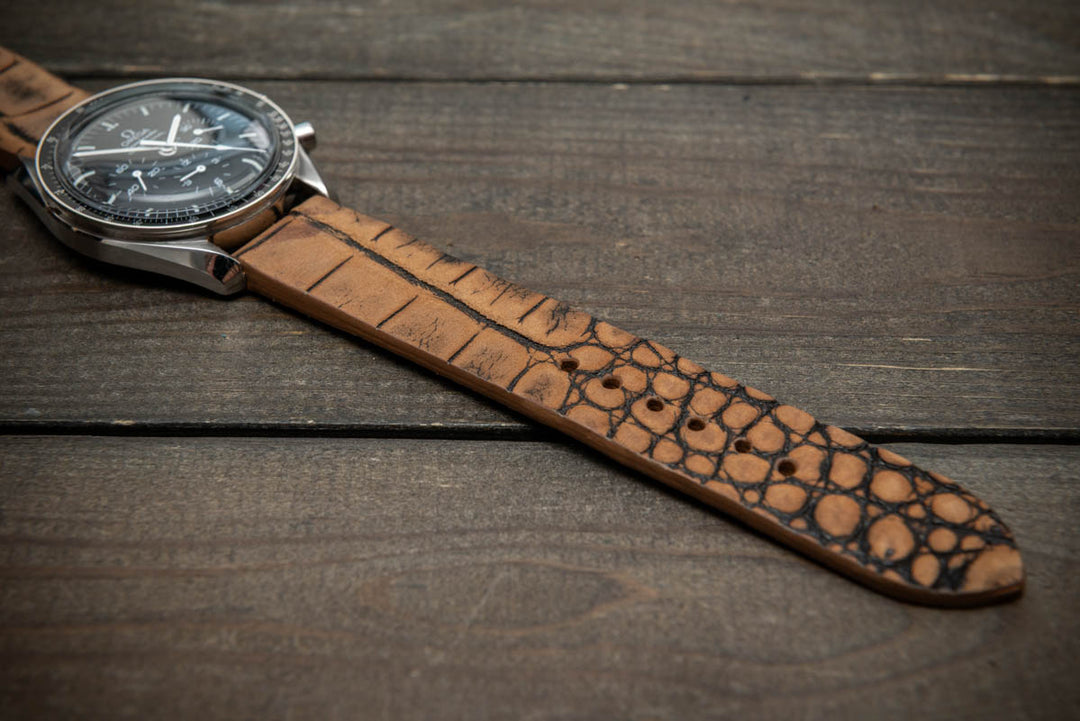 Desert Dune – Handmade Alligator Leather Watch Strap
