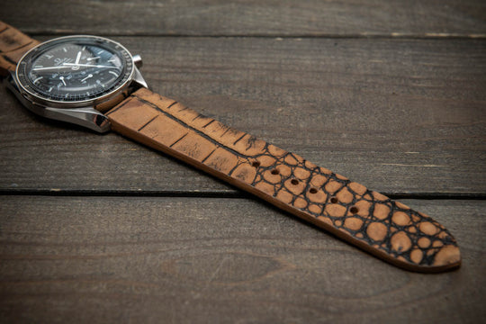 Desert Dune – Handmade Alligator Leather Watch Strap
