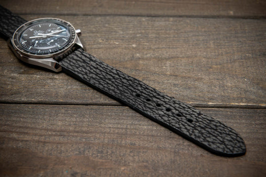 Stormfin Grey – Handmade Shark Leather Watch Strap
