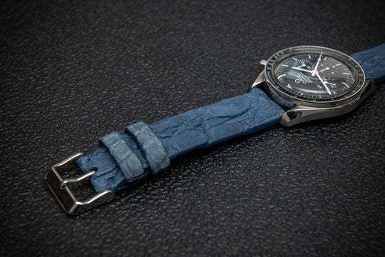Atlantic Breeze Alligator Watch Strap – Handmade in Finland, Limited Edition