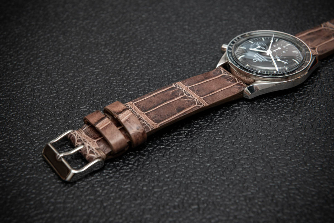 Vintage Chestnut Alligator Watch Strap – Limited Edition
