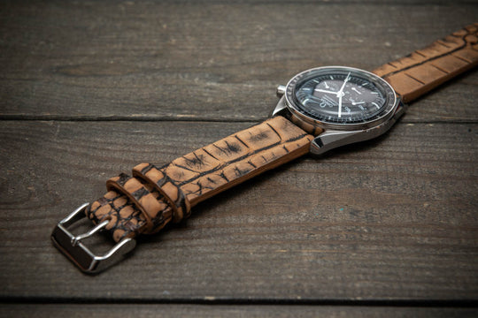 Desert Dune – Handmade Alligator Leather Watch Strap
