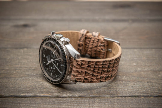 Coral Sand – Handmade Shark Leather Watch Strap
